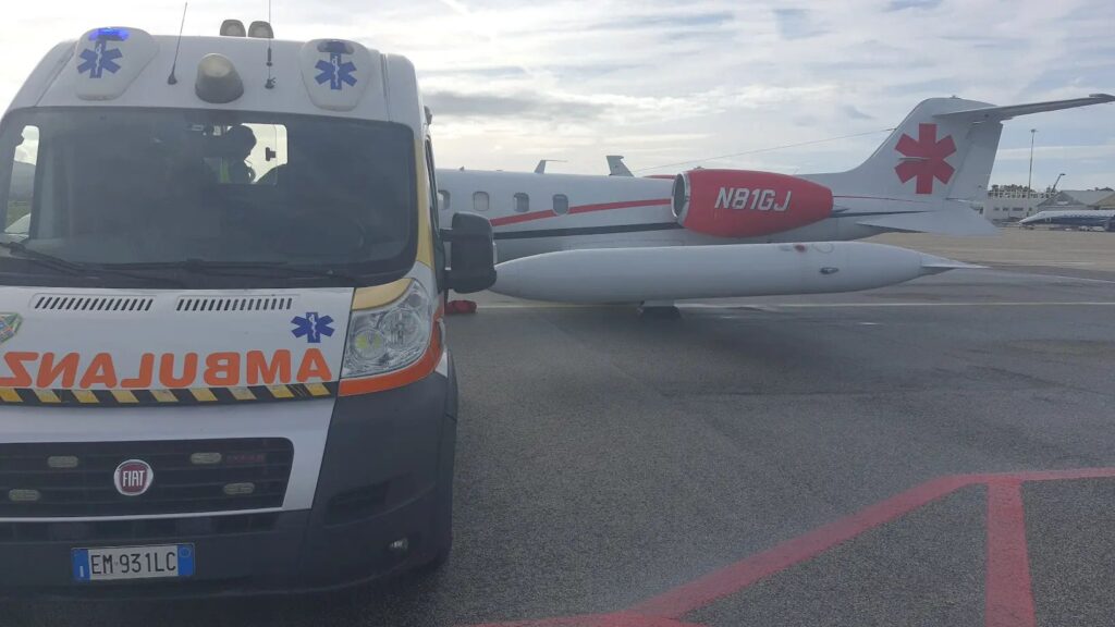 Trasporto ambulanza in aereoporto