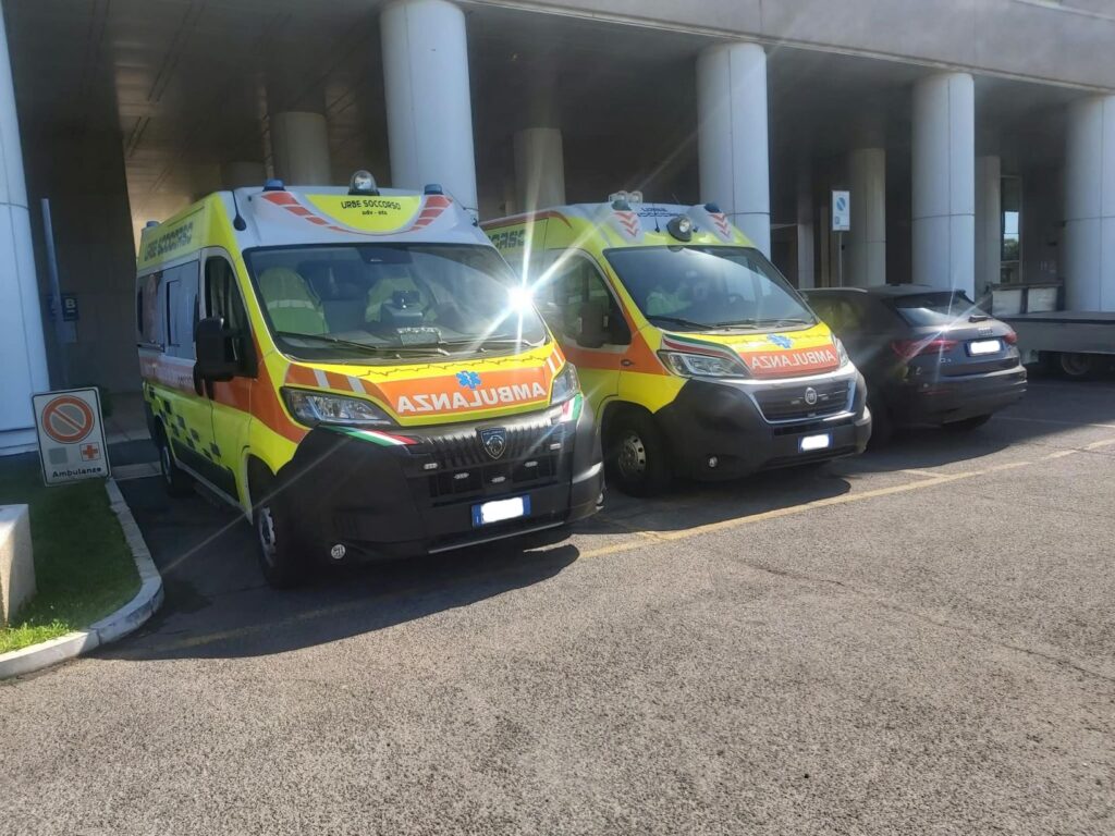 Trasporto paziente in ospedale